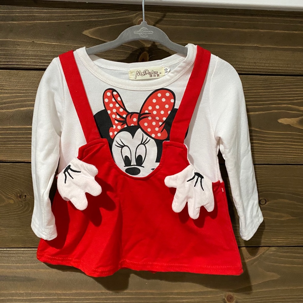 Cute Mini Mouse “Peekaboo” top